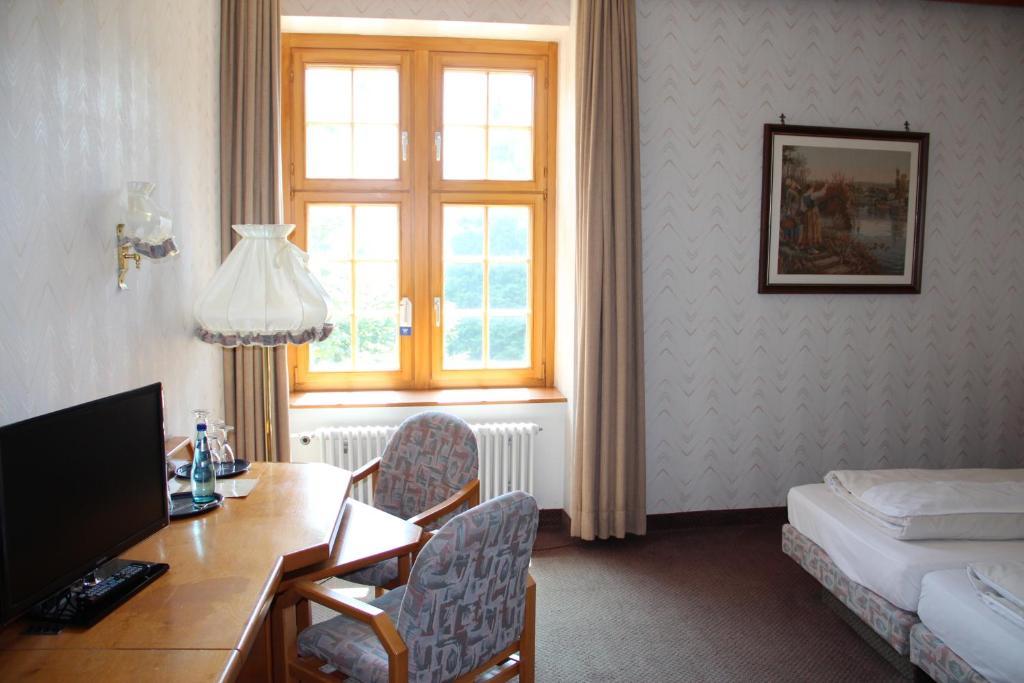 Schlosshotel Hirschhorn Szoba fotó
